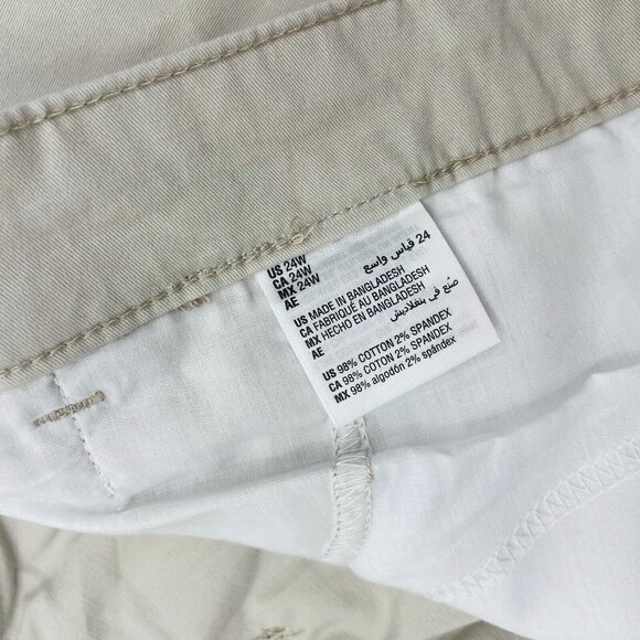 Karen Scott Women Plus Size 24W Two Button Tummy Control Comfort Waist Capri 139 - Picture 7 of 7
